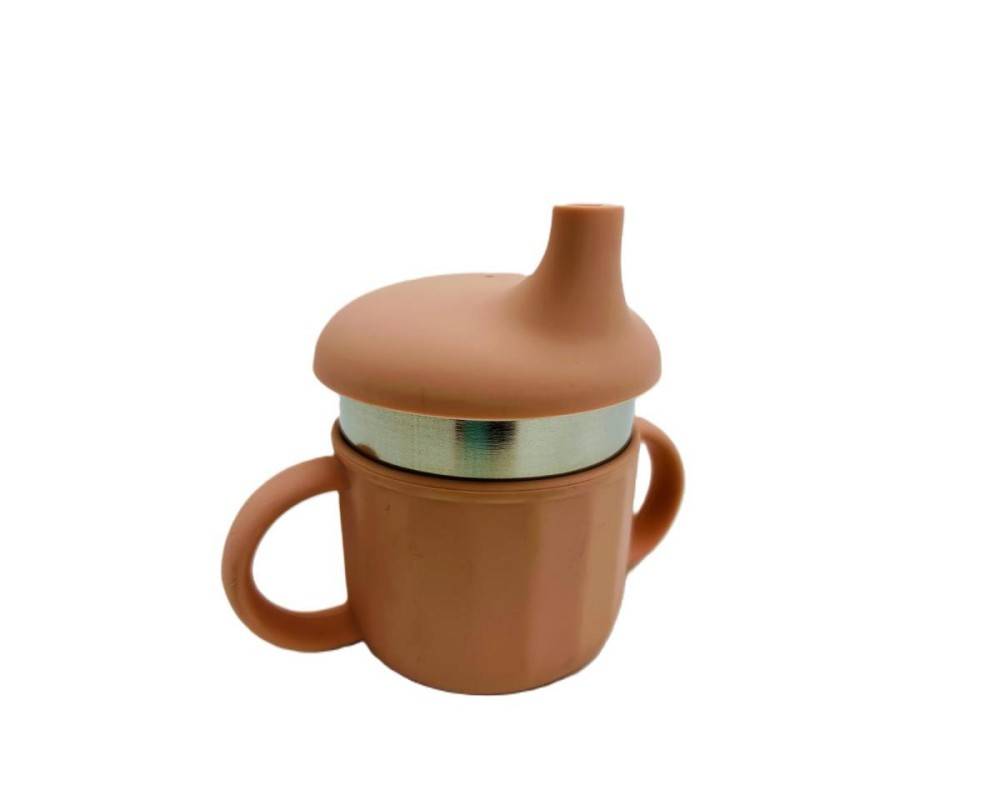 Taza Aprendizaje Acero Silicona · Mamimuac