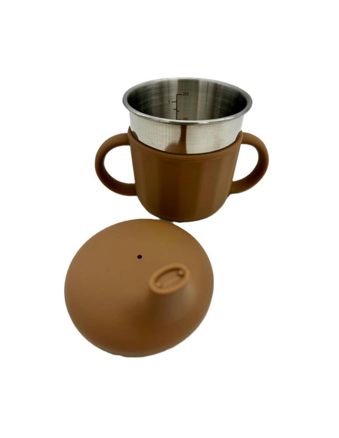 Taza Aprendizaje Acero Silicona · Mamimuac