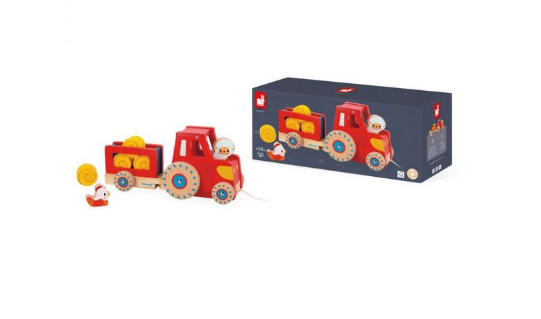 Granja- Tractor con cuerda Arrastre · Janod