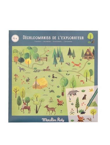 Calcomanías El explorador · Moulin Roty