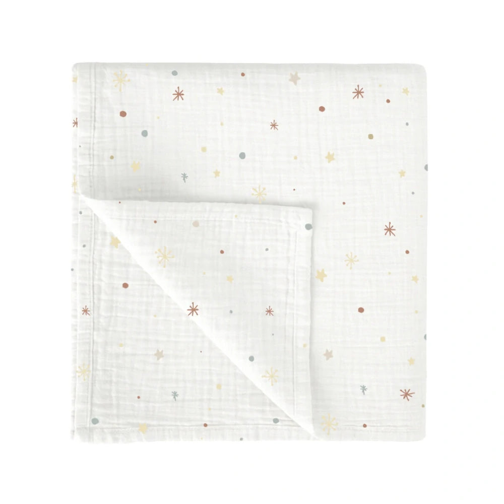 Muselina bambú 120x120 Night Stars Multi · Bimbidreams