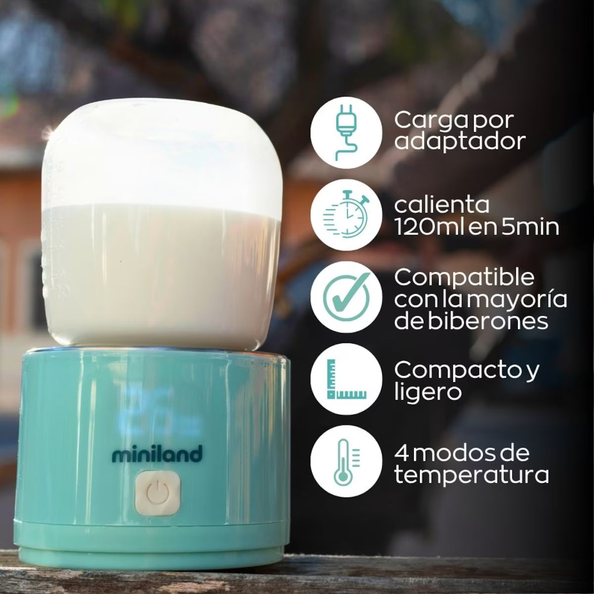 Calientabiberones Portátil · Miniland