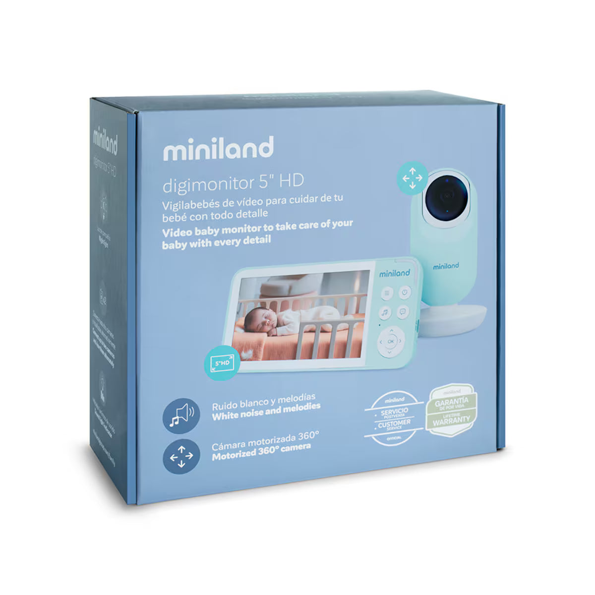 Cámara de vigilancia Digimonitor 5'' HD · Miniland