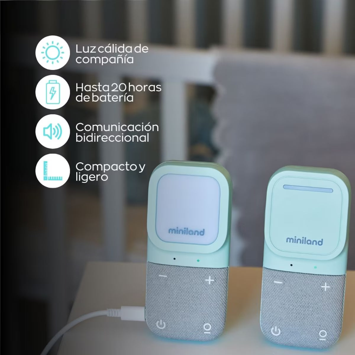 Vigilabebés de Audio Digitalk Lite · Miniland