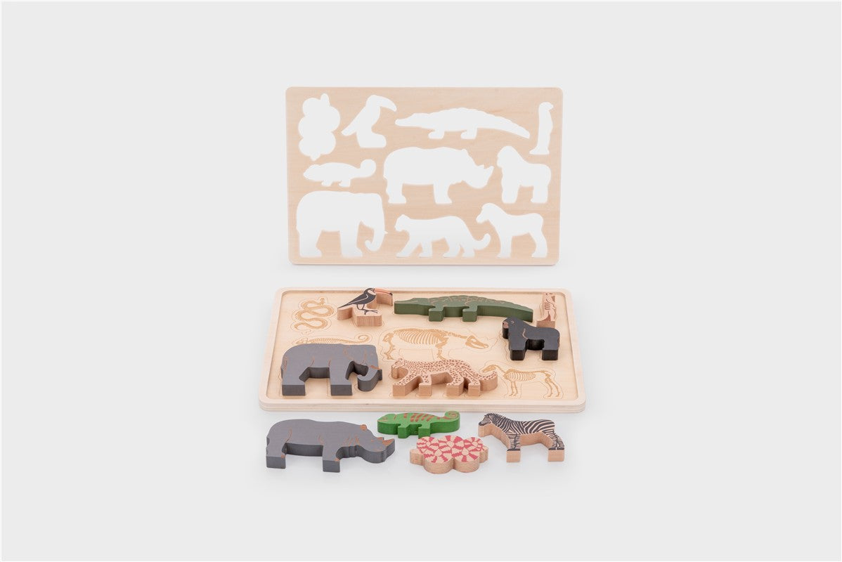 Puzle de animales -  FSC 100% · Tickit